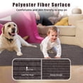 thumbnail image 3 of 6FT*23FT Marine Carpet,Boat Carpet Rugs, Waterproof Indoor/Outdoor Rug Carpet with Marine Backing, for Patio Deck, TPR Non-Slide, Stripe Brown, Water-Proof, for Outdoor, Camping, 3 of 7