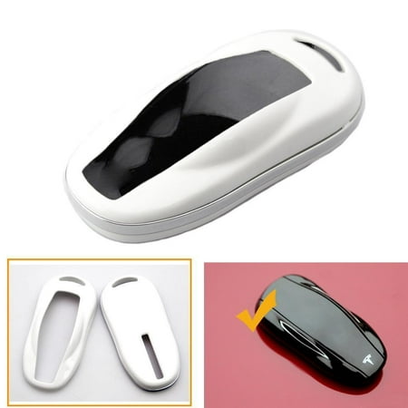Xotic Tech Glossy White Key Fob Hard Cover Shell Case For