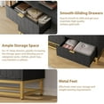 thumbnail image 6 of Huisuilinss 6 Drawer Dresser For Bedroom,Modern Double Dresser,Large Wide Chest Of Drawers,Long Storage Organizer TV Stand With Gold Handles For Living Room Hallway Entryway Closet, 6 of 6