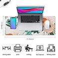 thumbnail image 5 of Long Mouse Pads for Desk,Pioneer Flower Floral Print Pattern Desk Mats on Top Of Desks, Desk Mouse Pad Extra Large with 3mm Non-Slip Base and Stitched Edge for Gaming,Office,Work,Home 31.5"x11.8", 5 of 6