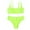 Green, variant on Aoochasliy Bikinis for Women Clothes Women Striped Push Up High Cut Hight Waist Halter Bikini Set Two Piece Swimsuit