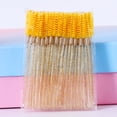 thumbnail image 2 of Assorted Color Disposable Eyelash Brushes with Crystal Rod Mascara Wands Eye Lash Eyebrow Applicator Makeup Beauty Tool New, 2 of 7
