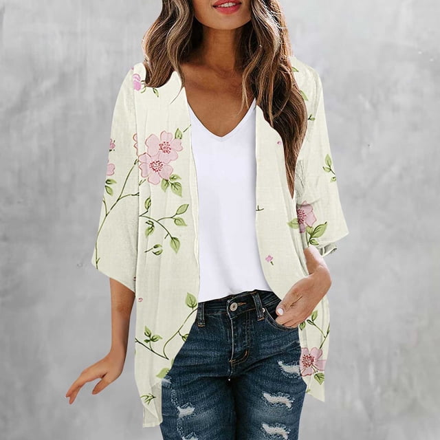 NJDVHB Cardigan d'Hiver pour Femmes, Blouse Décontractée à Manches Longues avec Poche