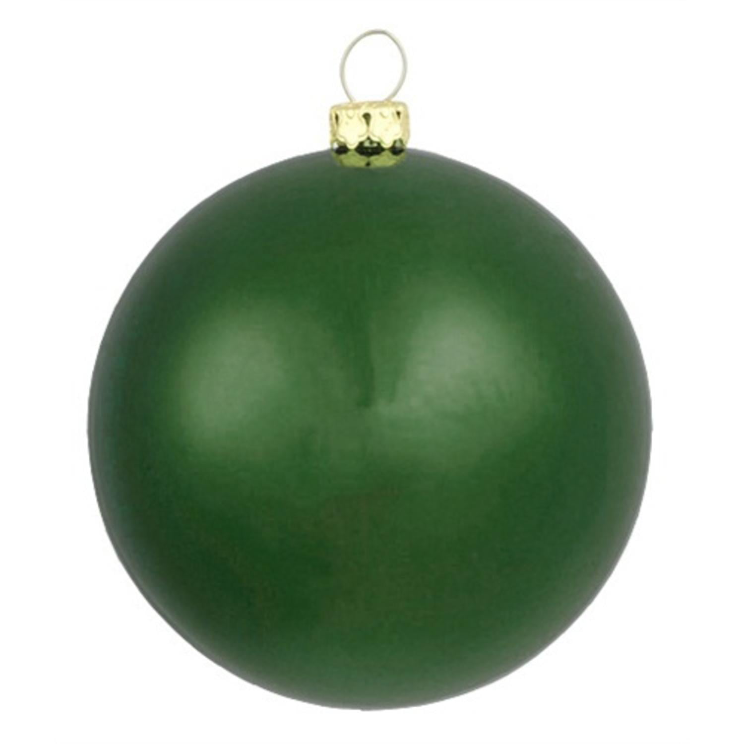 Matte Emerald Green Shatterproof Christmas Ornament 6