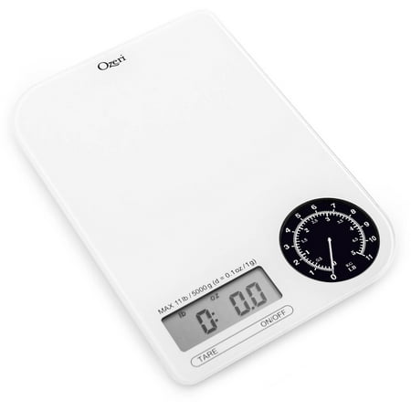 

Ozeri ZK18 Rev Kitchen Scale with Electro-Mechanical Weight Dial