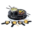 thumbnail image 6 of Total Chef TCRF08BN 1200 Watts 8-Person Raclette Party Grill with Fondue Pot by Koolatron, 6 of 6
