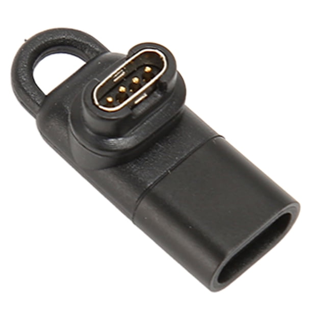 Convertidor USB C Del Cargador Del Reloj, Adaptador Del Cable Del Cargador Del Reloj Negro Seguro Práctico Portátil Para La Carga Del Reloj