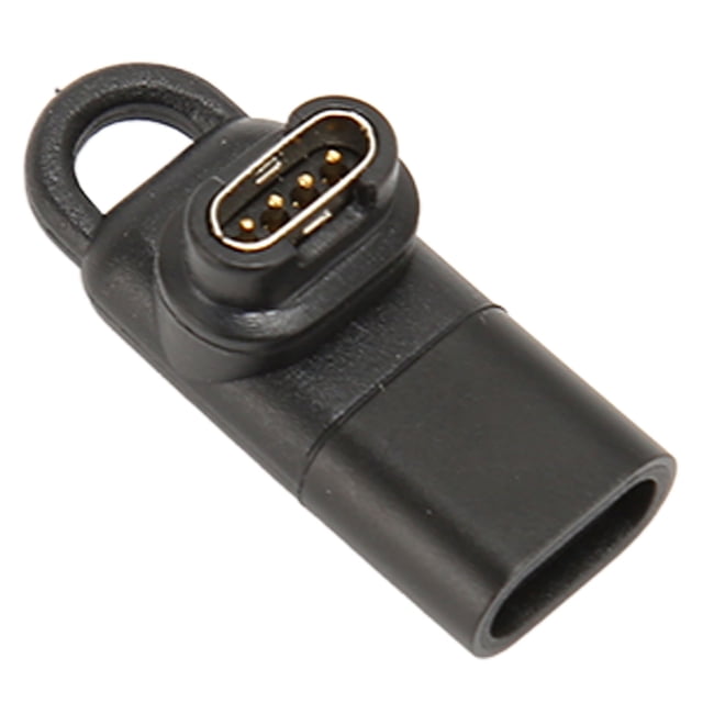 Convertidor USB C Del Cargador Del Reloj, Adaptador Del Cable Del Cargador Del Reloj Negro Seguro Práctico Portátil Para La Carga Del Reloj