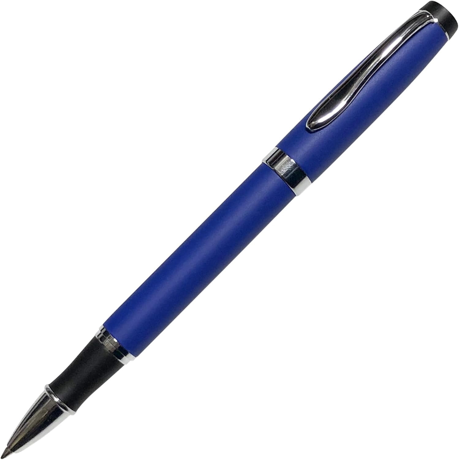 Gripper Rollerball Pen - Matt Blue with Anti Slip Grip (Budget Friendly Pen)