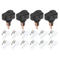 thumbnail image 1 of Interior 1 juego DC 12V/30A LED interruptor basculante encendido-apagado 3 pines interruptor de palanca impermeable para caravana Camper tablero amarillo, 1 of 8