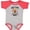 Heather and Red, variant on Inktastic Artist Just A Girl Who Loves Art Girls Baby Bodysuit