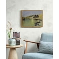 thumbnail image 5 of Drsoum Vintage Landscape Wall Art 11x14in Nature Framed Classic Retro Seatown Prints Farmhouse Kitchen Bathroom Office Decor, 5 of 5