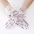 thumbnail image 1 of Guantes Encaje Primera Comunión Dama Fiesta Elegante Disfraz, 1 of 7