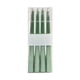 thumbnail image 2 of Velas Cónicas Bañadas En Parafina 4 velas cónicas galvanizadas verdes de cera larga para decoración romántica de bodas y restaurantes. JASKFLY, 2 of 9