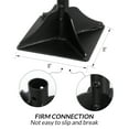 thumbnail image 4 of Walensee Steel Tamper with 48 inch Steel Handle 8"x8" Garden Tamper with Rubber Grip, 4 of 8