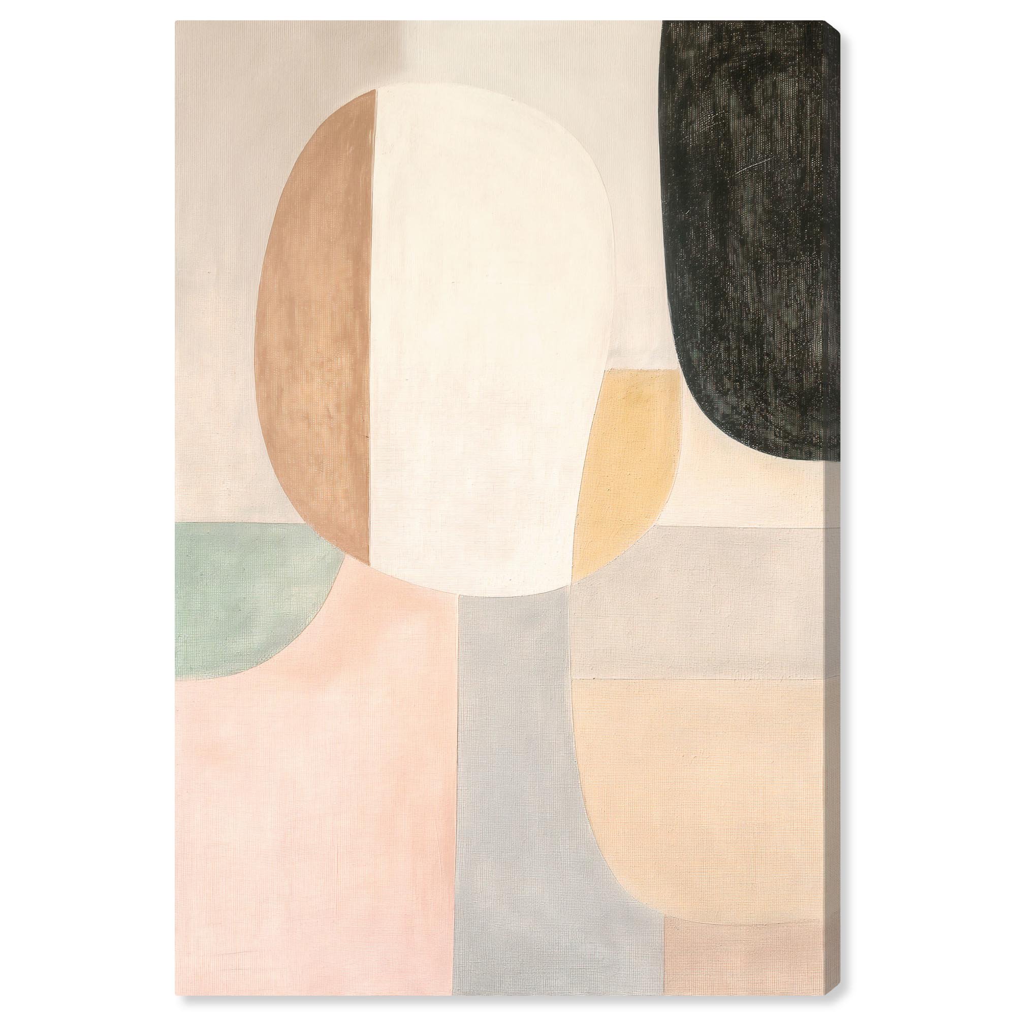 Soft Cubism I Canvas Geometric Abstract by Art Remedy Gallery Wrapped 16 x 24