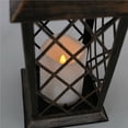 thumbnail image 4 of Maoww Solar Powered LED Flickering Candle Lantern Waterproof Hanging Outdoor Garden Light, 4 of 6