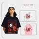 thumbnail image 2 of Camiseta Kawaii Hello Kitty Anime Sanrio Y2K algodón puro manga corta moda calle americana Retro suelta amantes Top, 2 of 4