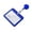 A001- Blue, variant on Blue Horizontal Id Badge Holder with Sliding, Clear Hard Card Sleeve for Office Staff, School Students, and Event Attendees, 3.5 X 2.5 Inch Work Id Card Protector