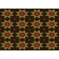 thumbnail image 1 of Ahgly Company Indoor Rectangle Patterned Oak Brown Area Rugs, 7' x 10', 1 of 6