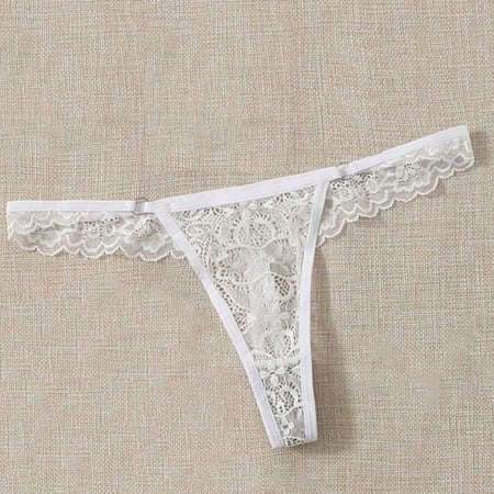 Sentaili Women Lace Thongs Sexy Underwear G String T Back Panty Breathable Panties