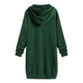 thumbnail image 4 of Innerwin Sweatshirts à Capuche Zippés pour Femmes Sweat à Capuche Automne Couleur Unie Chaud Vert m, 4 of 5