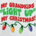 thumbnail image 3 of CafePress - GRANDKIDS LIGHT UP CHRISTMAS Sweatshirt - Crew Neck Sweatshirt, 3 of 4