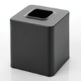 thumbnail image 4 of mDesign Metal Square Tissue Box Cover for Bathroom - 2 Pack - Black, 4 of 6