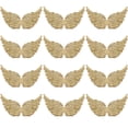 thumbnail image 1 of EeaseMX 12 alas de ángel de tela para decoración navideña, accesorios de alas de ángel, adornos para fiestas DIY, 1 of 7
