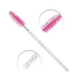 thumbnail image 3 of Unique Bargains 100 Pcs Portable Eyelash Brush for Vacation Rose Red Black Faux Crystal Rob Nylon, 3 of 5