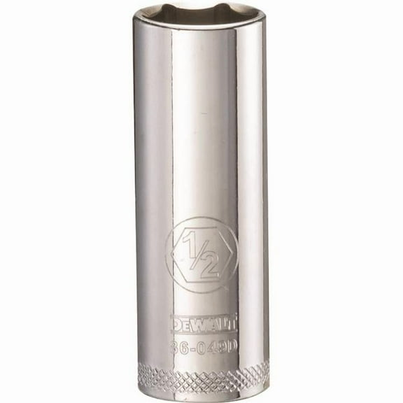 Stanley Tools 227540 0.5 in. Deep Socket - 0.25 in. Drive