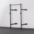 Titan Fitness T-3 Series Wall Mounted Folding Power Rack, 91