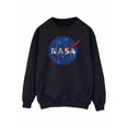 thumbnail image 1 of NASA Womens Insignia Distressed Sweatshirt, 1 of 5