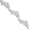 thumbnail image 1 of 925 Sterling Silver Dolphins Bracelet, 1 of 3