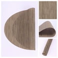 thumbnail image 2 of Unique Bargains Set of 6 Oval Placemats for Dining Table Decor Table Placemats Light Brown, 2 of 7