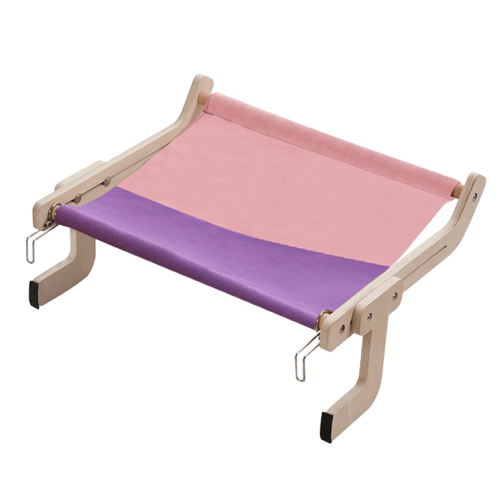 Hanging Cat Hammock Removable Seat Soft Strong Load Bearing Convenient Wall Pet Cat Hammock Pet Supplies-Purple