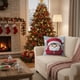 thumbnail image 5 of Fundas de almohada navideñas de 45 x 45 cm | Fundas decorativas de algodón suave con cremallera oculta para sofá, cama y sala de estar. Decoración navideña., 5 of 7