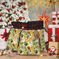 thumbnail image 6 of KLL Animals for Christmas Gift Bag,Christmas Burlap Goody Gift Bags with Plaid Drawstrings for Xmas Presents Holiday Party Favor Treats Candy-Black, 6 of 8