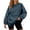 Blue, variant on Fmbrln Womens Crew Neck Side Pocket Sweatshirt Long Sleeve Oversized Loose Casual Tunic Pullover Tops