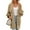 Khaki, variant on Aleumdr Women's Open Front Cardigans Long Sleeve Cable Knit Sweater Button Loose Winter Outerwear Khaki US 16-18
