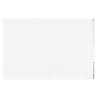 Mini Graphing Sticky Notes | White Grid Graph Paper Stick Pads | Geometry  Class Plot Square Stickies | Made in USA 3 Pack 50 Pages/pad 3x3