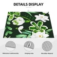 thumbnail image 4 of YFYANG Microfiber Dish Drying Mat for Kitchen, Reusable Vintage Watercolor Green Flower Large Dish Mat, 18" x 24", 4 of 9