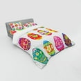 thumbnail image 3 of Ambesonne Easter Bedding Set 3 Pcs, Colorful Eggs Flowers, Twin XL, Multicolor, 3 of 3