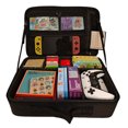 thumbnail image 3 of Carrying Case for Nintendo Switch, All-in-One Travel Bag with Shoulder Strap，Switch accessories travel storage bag with adjustable dividers，Outdoor game card carrying case, 3 of 10