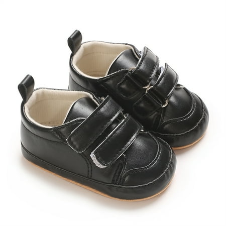 Loliuicca Baby Sneaker  Solid/Contrast Color Non-slip Flats First Walking Shoes