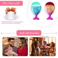thumbnail image 5 of 2pcs Soft Nail Art Dust Powder Remover, Mermaid Shape Nail Art Dust Cleaner Brush Makeup Powder Blush Brush Multifunction Brush for Acrylic and Makeup, 5 of 5