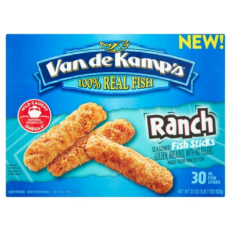 Van de Kamp's Ranch Seasoned Fish Sticks, 30 count, 23 oz ...