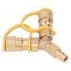 thumbnail image 4 of Divisor de Gas ANGGREK En Y Conector 1/2 Pulgada Caucho de Latón, 4 of 8