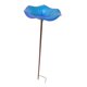 thumbnail image 5 of Comederos para pájaros, cuencos con estaca de hierro, resistentes a la intemperie, decorativos para pájaros. Azul, 5 of 9