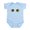 Sky Blue, variant on CafePress - Eyes Infant Bodysuit - Baby Light Bodysuit, Size Newborn - 24 Months